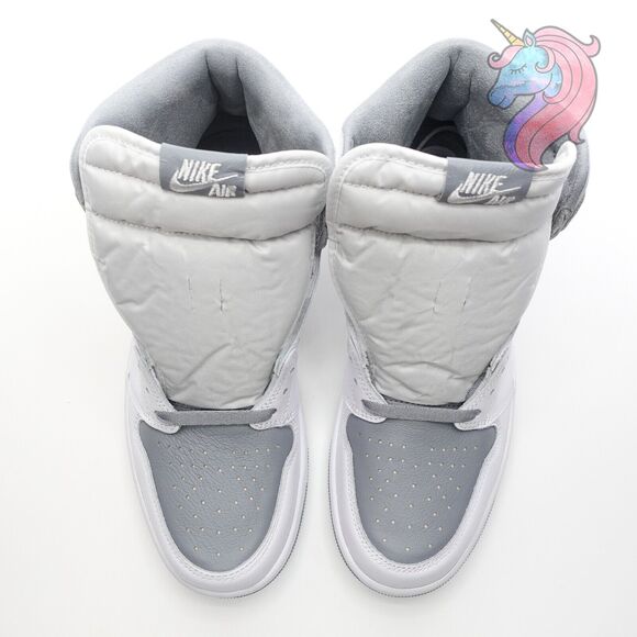 Mens Size 10.5 Nike Air Jordan 1 Retro High OG Stealth White Gray 555088 037 - Picture 8 of 16